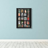 Historic Doors of St. Augustine, Florida キャンバスプリント (インサイチュ (ウッドフロア))