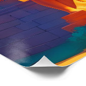 Historic Egypt Travel Poster ポスター (コーナー)