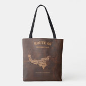 Historic Eight State Journey Commemorative Canvas トートバッグ (裏面)
