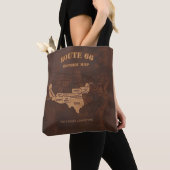 Historic Eight State Journey Commemorative Canvas トートバッグ (クローズアップ)