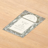 Historic Estate Garden Wedding アクリル招待状 (レイダウン)