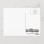 Historic Fort Collins Coloradoオールドタウンポストカード ポストカード (裏面)