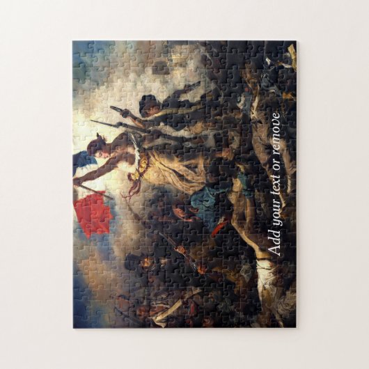 Historic French "Liberty Leading the People" 1830, ジグソーパズル (縦)