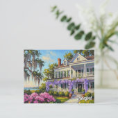 Historic House in Beaufort North Carolina ポストカード (スタンド正面)