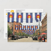 Historic Larimer Square, Colorado Day, Denver, CO ポストカード (正面/裏面)