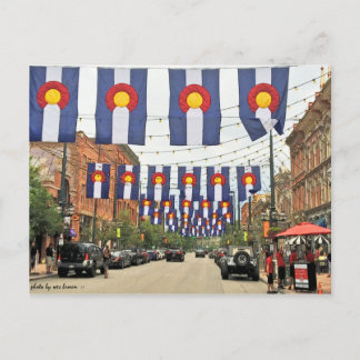 Historic Larimer Square, Colorado Day, Denver, CO ポストカード
