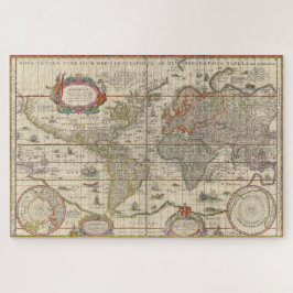 Historic Medieval World Map (by Willem Blaeu) ジグソーパズル