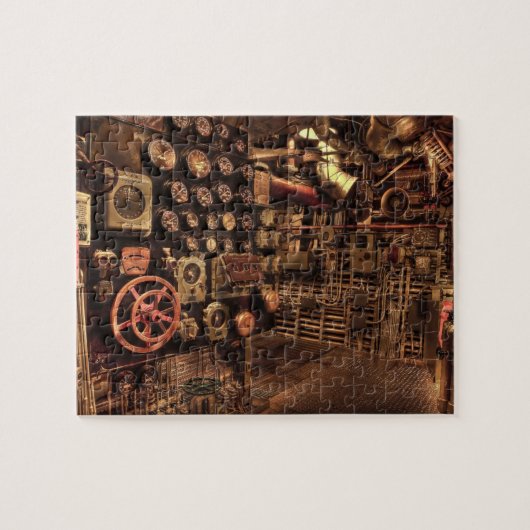 Historic Navy Battleship Engine Room ジグソーパズル (横)