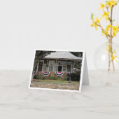 Historic Norcross Ga: 7月3日の列車デポ カード (黄色い花)