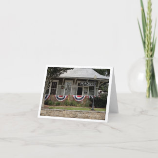 Historic Norcross Ga: 7月3日の列車デポ カード