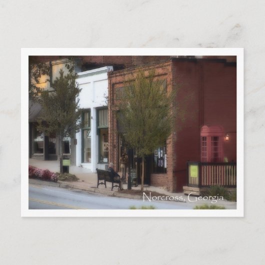 Historic Norcross, Ga., Iron Horse Pub ポストカード (正面)