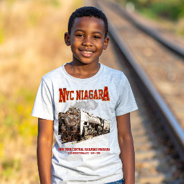 Historic NYC Niagara Train Steam Locomotive Tシャツ