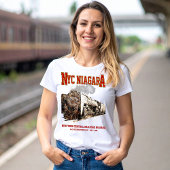 Historic NYC Niagara Train Steam Locomotive Tシャツ