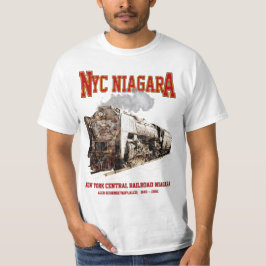 Historic NYC Niagara Train Steam Locomotive Tシャツ