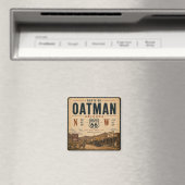 Historic Oatman Arizona Landmark Design マグネット (インサイチュ (食洗機))