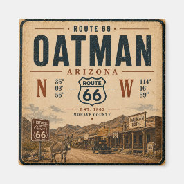Historic Oatman Arizona Landmark Design マグネット