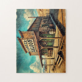 Historic Pioneer Saloon Old West Desert  ジグソーパズル