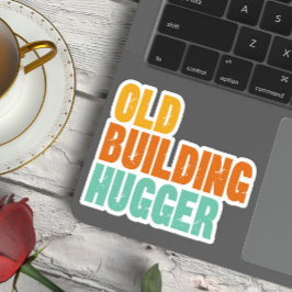 Historic Preservation, Old Building Hugger Vinyl シール