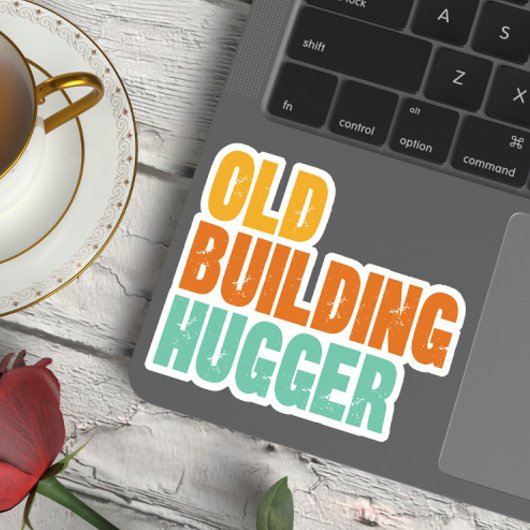 Historic Preservation, Old Building Hugger Vinyl シール