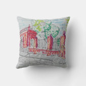 Historic Red Brick Entrance クッション (裏面)