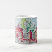 Historic Red Brick Entrance コーヒーマグカップ (中央)