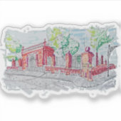 Historic Red Brick Entrance シール (正面)