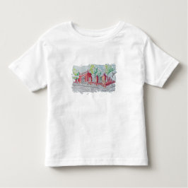 Historic Red Brick Entrance トドラーTシャツ