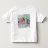 Historic Red Brick Entrance トドラーTシャツ (裏面)