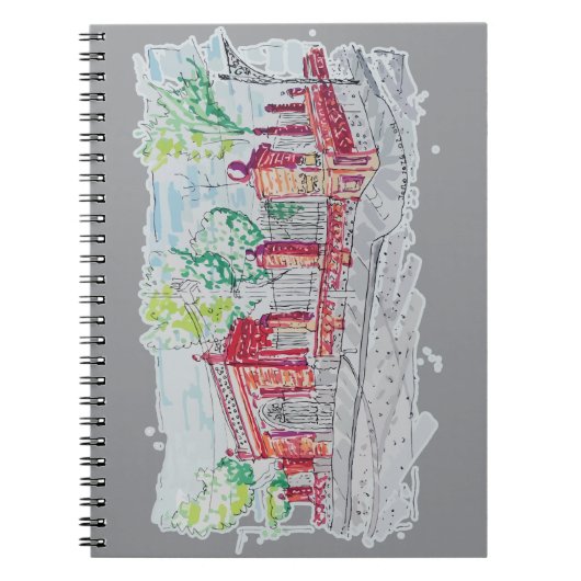 Historic Red Brick Entrance ノートブック (正面)