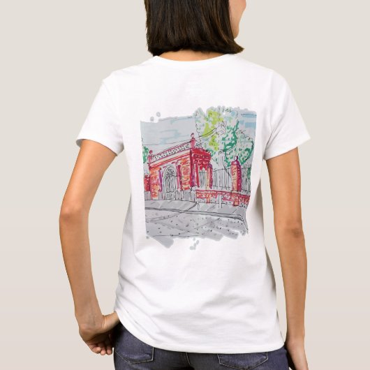 Historic Red Brick Entrance Tシャツ (裏面)