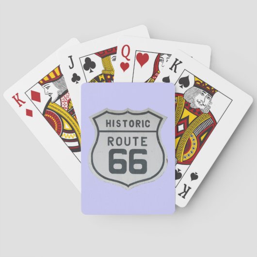 HIstoric Route 66署名トランプ トランプ (裏面)