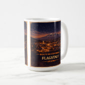 Historic Route 66 Anniversary Flagstaff Night コーヒーマグカップ (正面右)