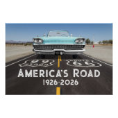 Historic Route 66 Centennial ポスター (正面)