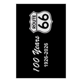 Historic Route 66 Centennial ポスター