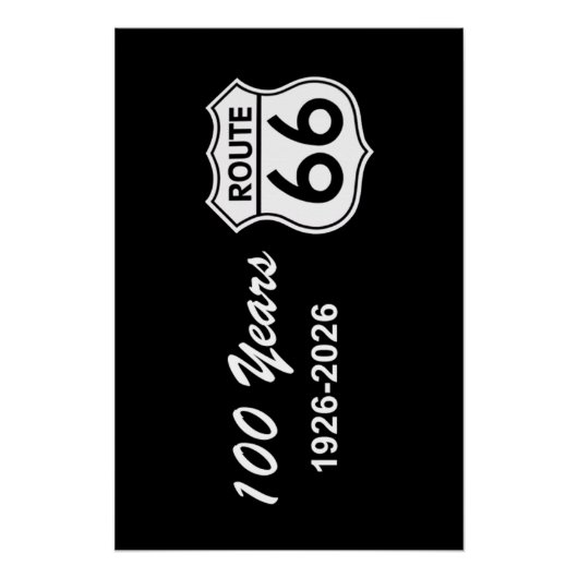 Historic Route 66 Centennial ポスター (正面)