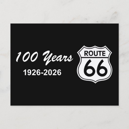 Historic Route 66 Centennial ポストカード (正面)