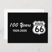 Historic Route 66 Centennial ポストカード (正面/裏面)