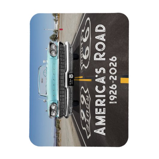 Historic Route 66 Centennial マグネット (縦)