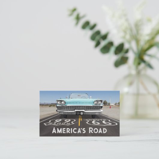 Historic Route 66 Centennial 名刺 (スタンド正面)