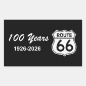 Historic Route 66 Centennial 長方形シール (正面)