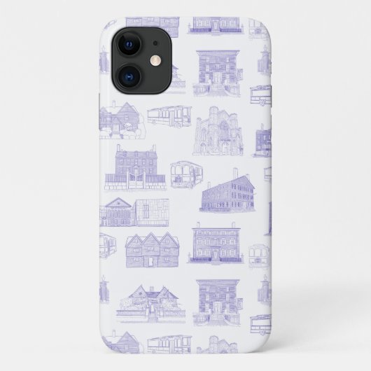 Historic Salem MAパターンiPhone / iPadケース Case-Mate iPhoneケース (裏面)