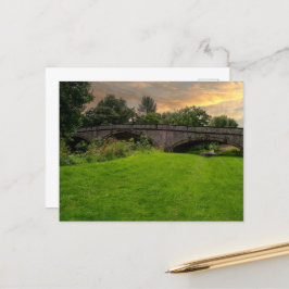 Historic St. Asaph Bridge Over River Elwy ポストカード