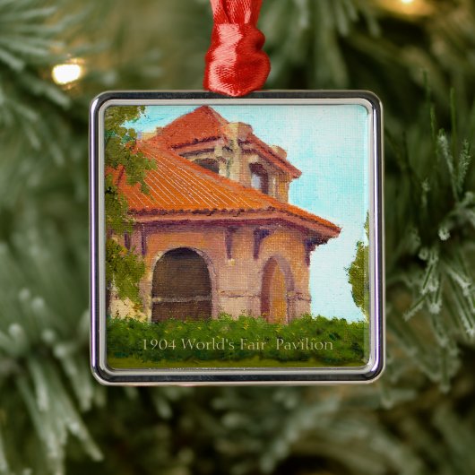 Historic St Louis 1904 World’s Fair Pavilion メタルオーナメント (ツリー)