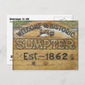 Historic Sumpter Estへようこそ。to 1862 ポストカード (正面/裏面)
