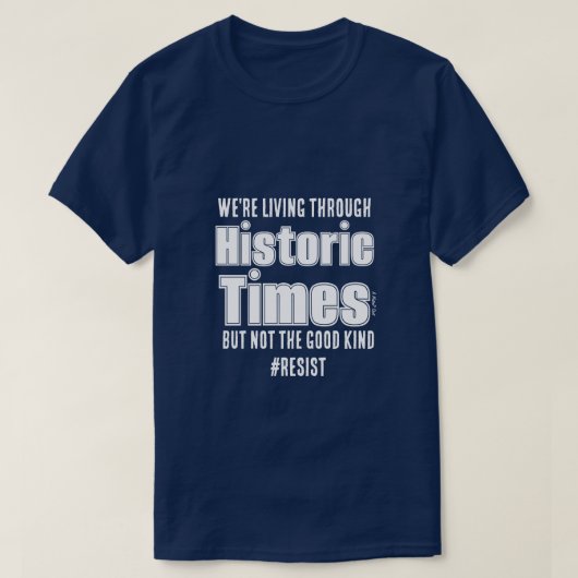 Historic Times - A MisterPシャツ Tシャツ (デザイン正面)