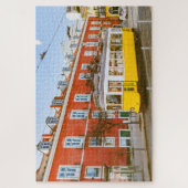 Historic Tram Buildings Lisbon Portugal Travel ジグソーパズル (縦)