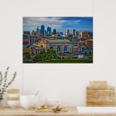 Historic Union Station – カンザスシティポスタープリント ポスター (キッチン)