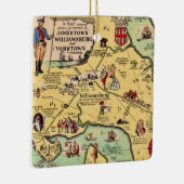 Historic Williamsburg Map セラミックオーナメント (右)