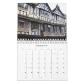 Historic York 2026 calendar カレンダー (1月 2027)