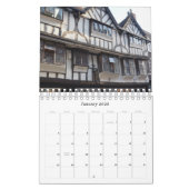 Historic York 2026 calendar カレンダー (1月 2026)